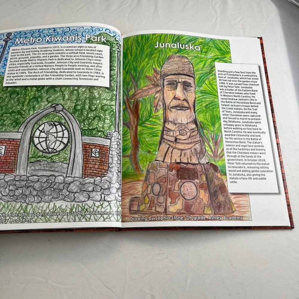 Student Art Through Our Eyes Johnson City Tennessee 150th Anniversary Hardcover